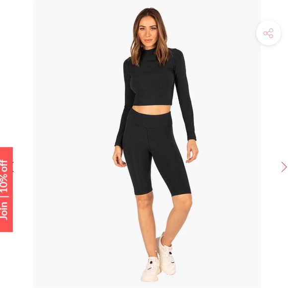 KORAL***Luca Marlow Black Crop Top***$85 NWT - Picture 2 of 12
